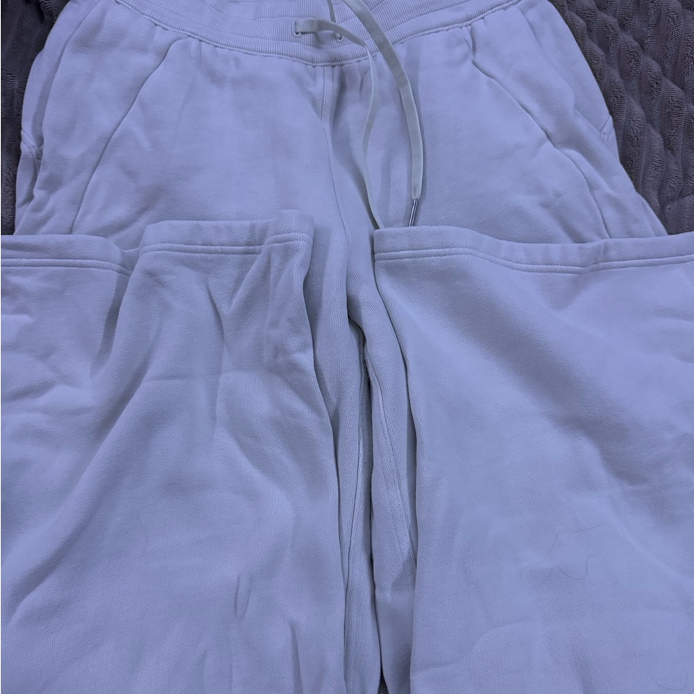 White Jogger Sweatpants Lululemon